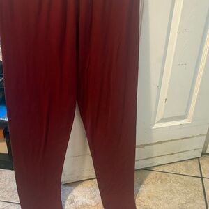 Burgundy Leggings